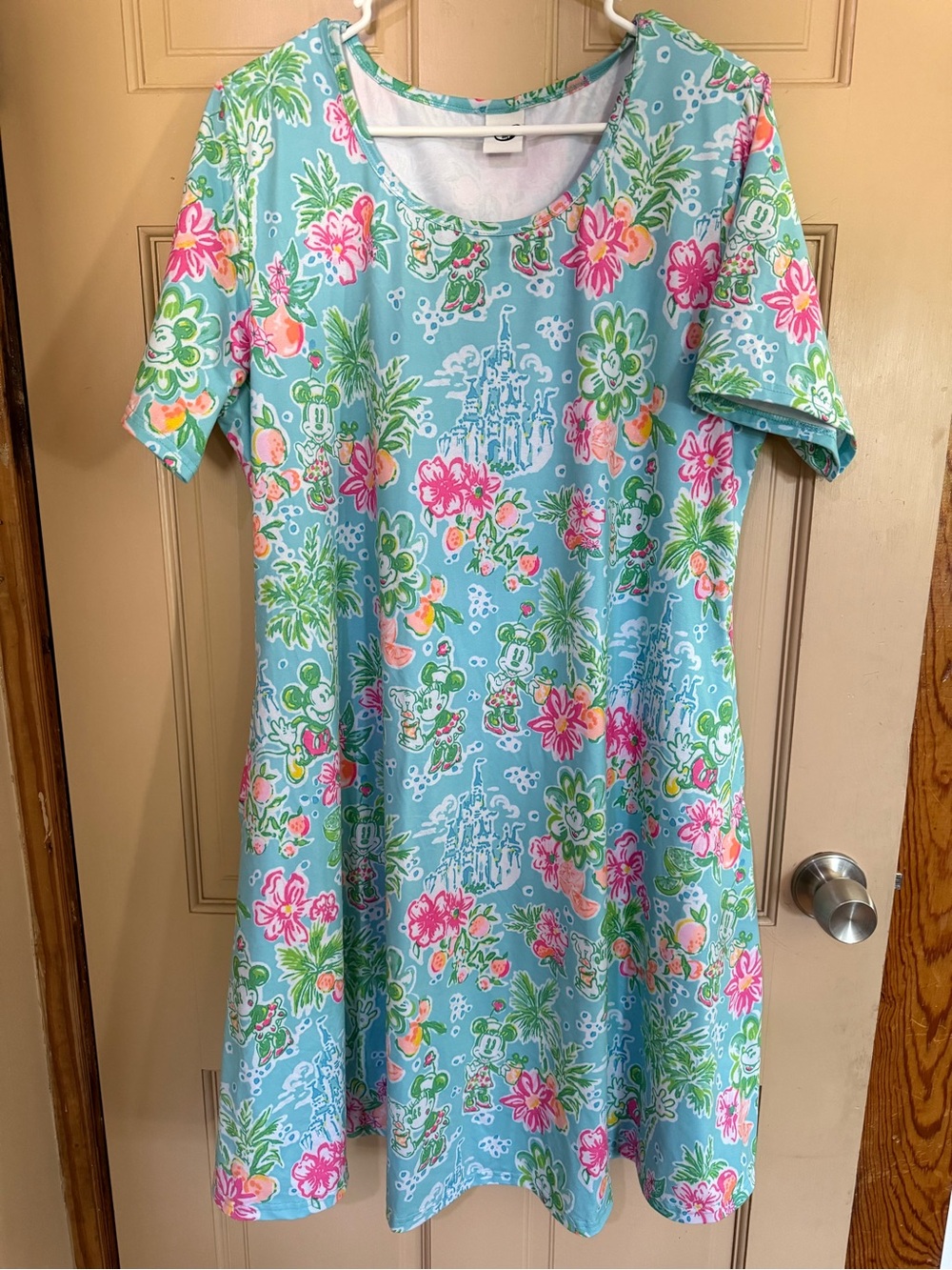Women’s Disney Floral T Shirt Dress L/XL